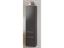 Midischrank >Davos I< in Alufarben aus MDF -...