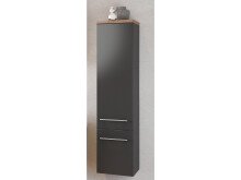Midischrank >Davos I< in Alufarben aus MDF -...
