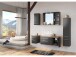 Midischrank >Davos I< in Alufarben aus MDF - 30x130x35cm (BxHxT)