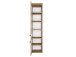 Midischrank >Davos I< in Alufarben aus MDF - 30x130x35cm (BxHxT)