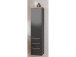 Midischrank >Davos II< in Alufarben aus MDF - 30x130x35cm (BxHxT)