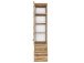 Midischrank >Davos II< in Alufarben aus MDF - 30x130x35cm (BxHxT)