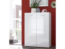 Schuhschrank >Olivia< in Weiß aus MDF -...