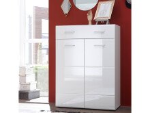 Schuhschrank >Olivia< in Weiß aus MDF -...