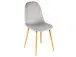 Esszimmerstuhl >Shanie I< in Eiche Optik aus Metall - 44x89x38cm (BxHxT)