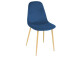 Esszimmerstuhl >Shanie I< in Eiche Optik aus Metall - 44x89x38cm (BxHxT)