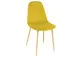 Esszimmerstuhl >Shanie I< in Eiche Optik aus Metall - 44x89x38cm (BxHxT)