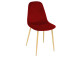 Esszimmerstuhl >Shanie I< in Eiche Optik aus Metall - 44x89x38cm (BxHxT)