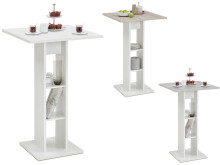 Bartisch >Yvette< in Weiß - 70x109x70cm (BxHxT)