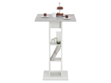 Bartisch >Yvette< in Weiß - 70x109x70cm (BxHxT)