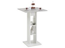 Bartisch >Yvette< in Weiß - 70x109x70cm (BxHxT)