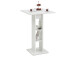 Bartisch >Yvette< in Weiß - 70x109x70cm (BxHxT)