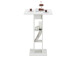 Bartisch >Yvette< in Weiß - 70x109x70cm (BxHxT)