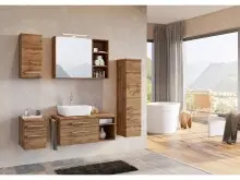Aufsatzwaschbecken >Davos< aus Keramik - 45x14x42cm (BxHxT)
