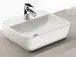 Aufsatzwaschbecken >Davos< aus Keramik - 45x14x42cm (BxHxT)