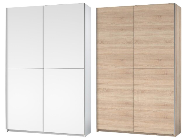 Schwebetürenschrank >Fred< - 125x195,5x38cm (BxHxT)