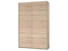 Schwebetürenschrank >Fred< - 125x195,5x38cm (BxHxT)