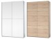 Schwebetürenschrank >Fred< - 125x195,5x38cm (BxHxT)