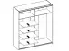 Schwebetürenschrank >Fred< - 125x195,5x38cm (BxHxT)