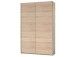 Schwebetürenschrank >Fred< - 125x195,5x38cm (BxHxT)