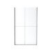 Schwebetürenschrank >Fred< in Weiß - 125x195.5x38cm (BxHxT)