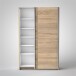 Schwebetürenschrank >Fred< in Sonoma-Eiche - 125x195,5x38cm (BxHxT)