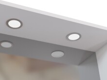 Waschtisch-Set >Davos I< in Weiß aus MDF - 60x41x18cm (BxHxT)