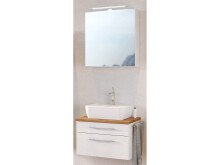 Waschtisch-Set >Davos II< in Weiß aus MDF -...