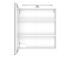 Waschtisch-Set >Davos II< in Weiß aus MDF - 60x41x20cm (BxHxT)