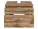 Waschtisch-Set >Davos II< in Alufarben aus MDF - 60x41x20cm (BxHxT)