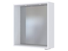 Waschtisch-Set >Davos I< in Weiß aus Keramik - 60x14x10,6cm (BxHxT)