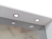 Waschtisch-Set >Davos III< in Weiß aus MDF - 90x41x18cm (BxHxT)