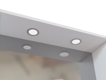 Waschtisch-Set >Davos IV< in Weiß aus MDF - 90x41x18cm (BxHxT)