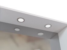 Waschtisch-Set >Davos IV< in Weiß aus MDF - 90x41x18cm (BxHxT)