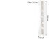 Hochschrank >Kleo< - in weiss - 33.5x195.5x31.5cm (BxHxT)