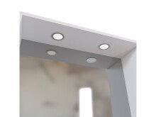 Waschtisch-Set >Davos V< in Weiß aus MDF - 90x41x18cm (BxHxT)