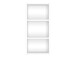 Waschtisch-Set >Davos VIII< in Alufarben aus MDF - 90x41x18cm (BxHxT)