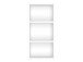 Waschtisch-Set >Davos VIII< in Alufarben aus MDF - 90x41x18cm (BxHxT)