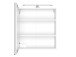 Waschtisch-Set >Davos XI< in Weiß aus MDF - 90x41x18cm (BxHxT)