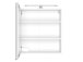 Waschtisch-Set >Davos XII< in Weiß aus MDF - 90x41x18cm (BxHxT)