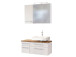 Waschtisch-Set >Davos XVII< in Weiß aus MDF - 90x41x20cm (BxHxT)