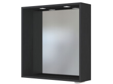 Waschtisch-Set >Davos VI< in Alufarben aus Keramik - 90x14x18cm (BxHxT)