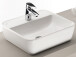 Waschtisch-Set >Davos VII< in Weiß aus Keramik - 90x14x18cm (BxHxT)