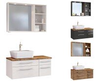 Waschtisch-Set >Davos VIII< in Alufarben aus...