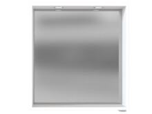 Waschtisch-Set >Davos X< in Weiß aus Keramik - 90x14x18cm (BxHxT)