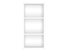 Waschtisch-Set >Davos XV< in Weiß aus Keramik - 90x14x18cm (BxHxT)