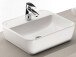 Waschtisch-Set >Davos XVI< in Weiß aus Keramik - 90x14x18cm (BxHxT)