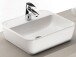 Waschtisch-Set >Davos XVIII< in Weiß aus Keramik - 90x14x20cm (BxHxT)