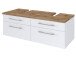 Waschtisch-Set >Davos XX< in Weiß aus MDF - 120x41x20cm (BxHxT)