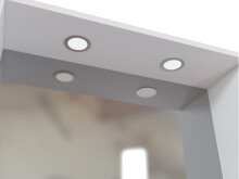 Waschtisch-Set >Davos XIX< in Weiß aus Keramik - 120x14x18cm (BxHxT)